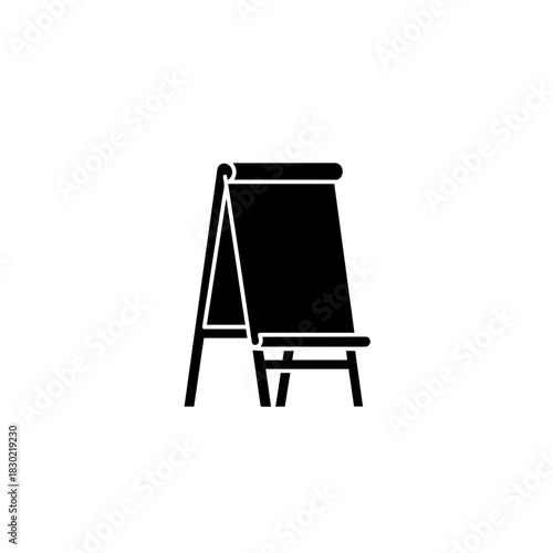 Easel Stand with Blank Canvas Board