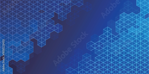 青　テクノロジー　デジタル　模様　背景