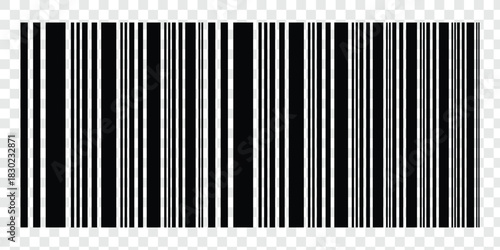 Barcode Icon Set – Multiple Black Barcode Designs Isolated on White Background for Product and Retail Use. Modern Barcode Vector. Product Identification, Retail Scanning. 
