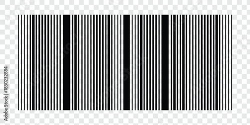 Barcode icon vector set. Barcode icon isolated on white background. Barcode product distribution icon. Universal code for scanning product or item. barcode product retail shipping graph.