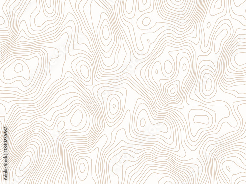 Golden line waves topographical design. Geographic mountain contours Vector Illustration. Abstract gold topographic lines on a green background. 