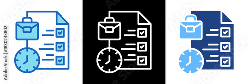 Project Deadline triplestyle icon