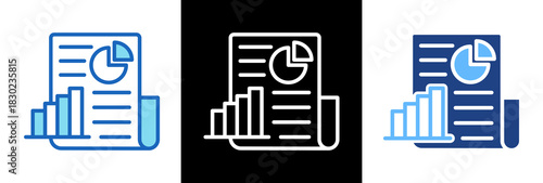 Data Report triplestyle icon