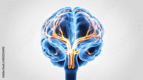 3D Visualization of Brainstem Anatomy and Reticular Formation Network