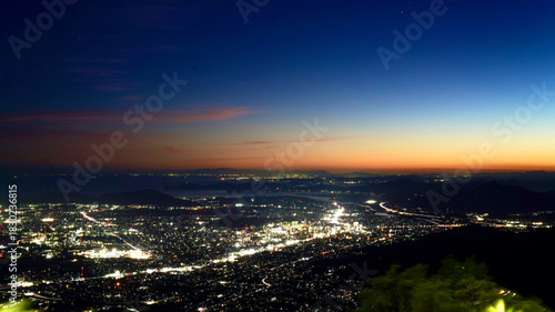 night view of the city