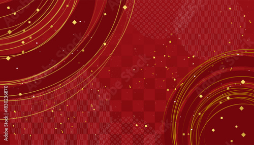 金箔の舞う背景素材