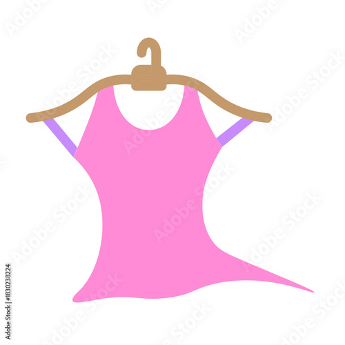 Fabric Shop Sign Vector Flat Icon Design