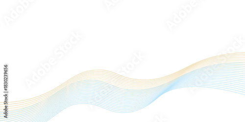 banner backgrond,blue and yellow line wave effect abstarct backgrounnd line.shape.vector.eps 10