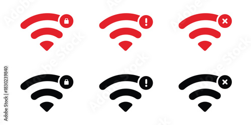 Smart flat wifi black icon sign for wireless connection or internet spot designation or marking free zone of whyphy