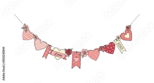 Heart garland