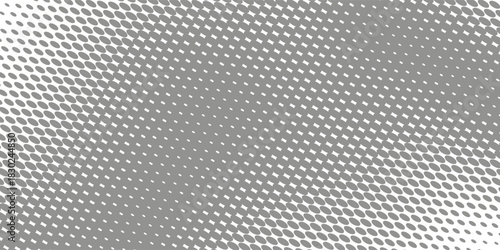 black color halftone gradient texture. Vanishing cartoon polka dot background. Repeating dotted gradation pattern. Fading comic pop art overlay backdrop. Raster halftone effect wallpaper. Vector