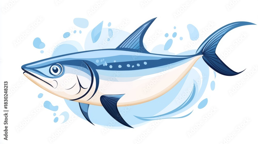 Fototapeta premium 35.Concept = Vector Graphic of World Tuna Day Ideal for World Tuna Day Celebration.