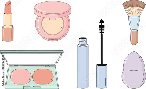Essential Makeup Tools and Cosmetic Products
