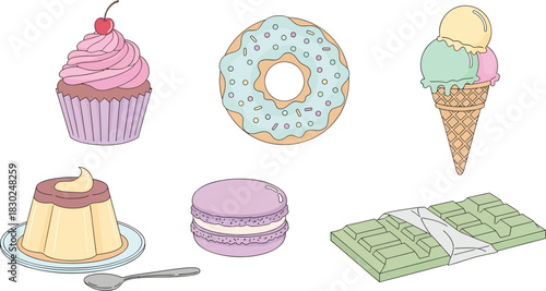 Sweet Indulgences Delicious Dessert Selection