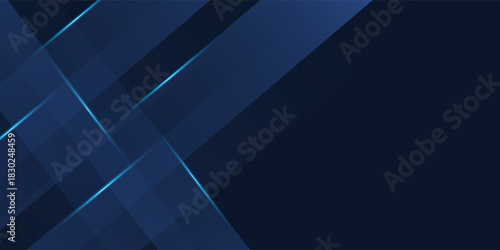 Abstract blue geometric diagonal overlay layer background. You can use for ad, poster, template, business presentation.