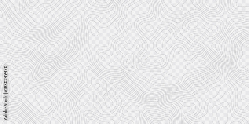 Amazing topography. Actual topographic map in golden tones, seamless design, curious tileable pattern. Vector illustration.