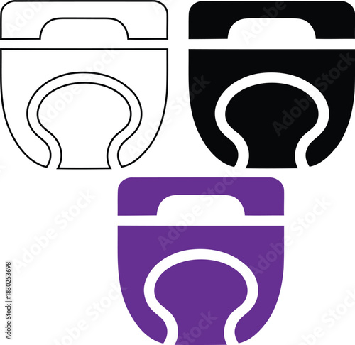 vector illustration of a gas pump