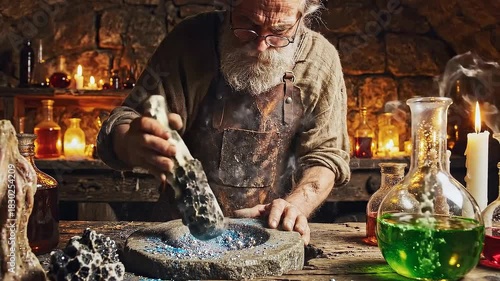Ancient Alchemist Grinding Elixir 4K