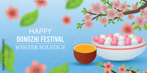 Happy Dongzhi Festival Celebration with Traditional Tangyuan