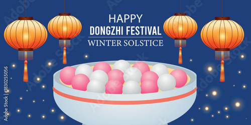 Happy Dongzhi Festival Celebration with Traditional Tangyuan