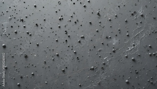 Tiny holes on a black board surface