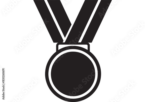 Stunning achievement medal graphic for sports, academics, and business success visuals, perfect for awards presentations, training materials, and celebrating top performers