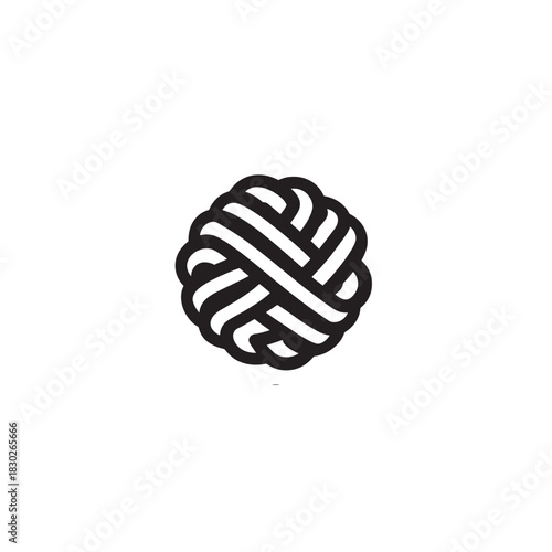 Natural wool line art soft cozy warm textures