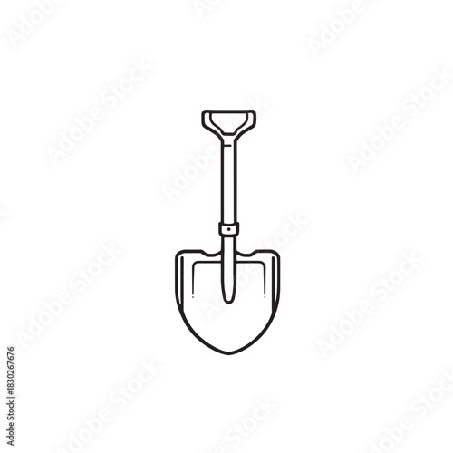 Road construction line art building progress today