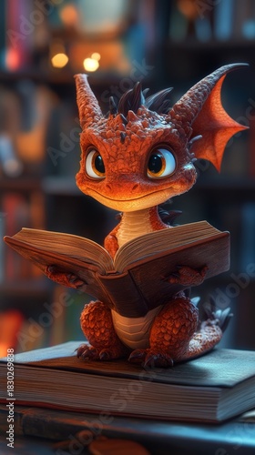 chinese dragon statue in temple, Generative AI