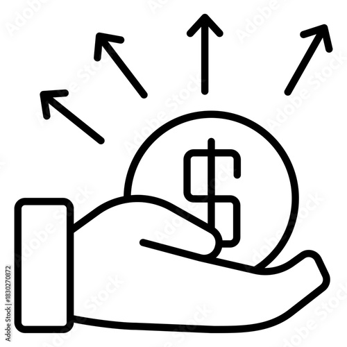 Expenses outline icon