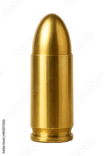 Wallpaper Mural render of a golden bullet on a transparent background Torontodigital.ca