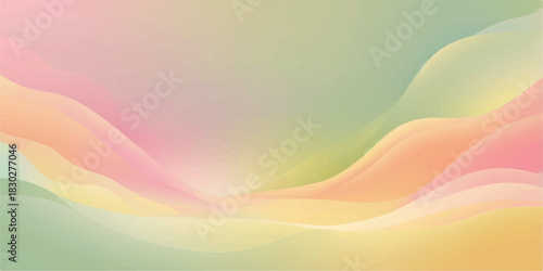 Abstract colorful rainbow background featuring a vibrant vector illustration with orange and yellow light waves in a modern motion design pattern