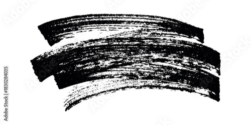 Brush paint stroke texture swatch Hand painted background Ink scribble dab clipart Paint smudge for tags and stamps design