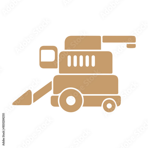 Agricultural harvester icon
