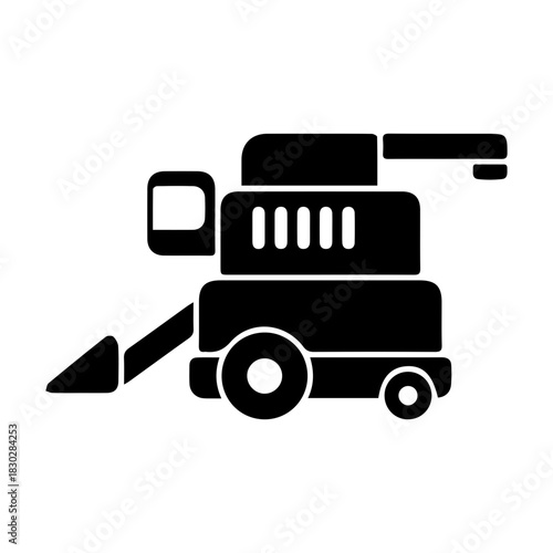 Combine Harvester Icon