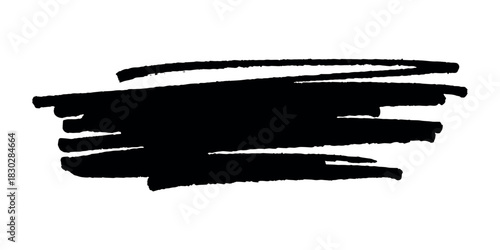 Brush paint stroke texture swatch Hand painted background Ink scribble dab clipart Paint smudge for tags and stamps design