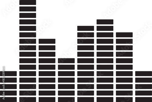 An urban skyline illustration of a business skyscraper silhouette tower in a cityscape structure design