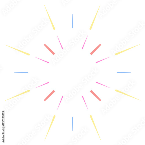 abstract colorful fireworks starburst lights 