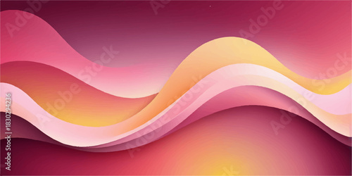 Colorful abstract wave pattern vector design illustration for artistic web backdrop