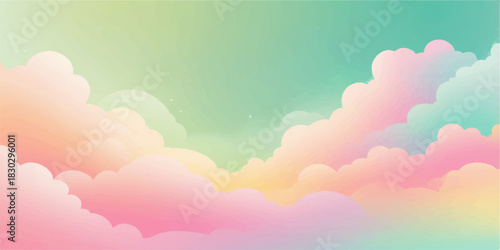 A beautiful heart-shaped cloud floats in the blue summer sky with bright sunlight