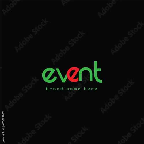 event letter logo design