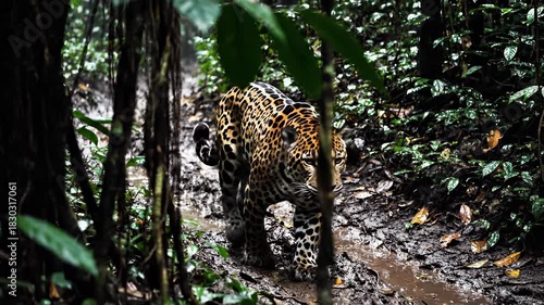 Jaguars Jungle Journey - A Glimpse into the Wild.