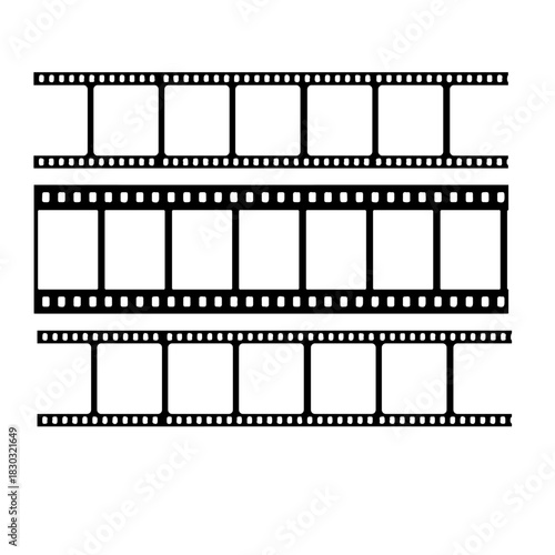 Film strip silhouette pack set