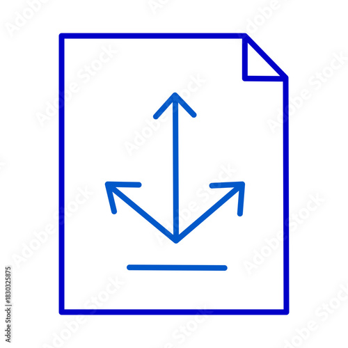 File Document Transfer Arrow