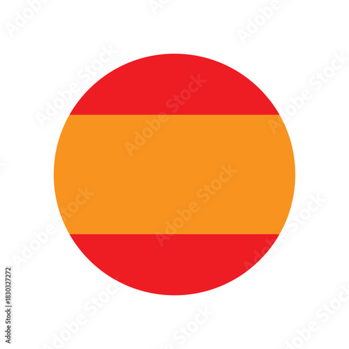 spain flag button