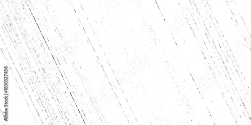 Abstract texture grunge made of diagonal streaks and distressed lines, black ink on a white background. grunge scratch patterns, chaotic linear noise. dirty monochrome pattern of the old worn surface.