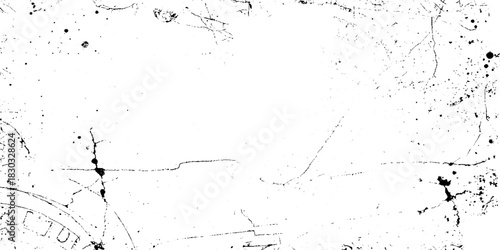 Abstract white and black grunge dust particle and dust grain texture. old grunge texture with scratches and cracks paint wall texture. Dust Overlay Distress Grain with scratch grunge urban background.