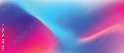 background gradient blue, pink and orange colorful template