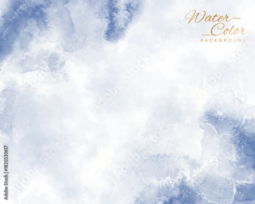 Abstract colorful watercolor for background. Digital art painting. Design for your date, postcard, banner, wedding invitation card.