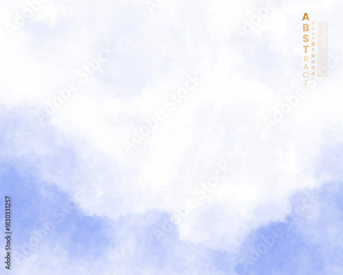 Abstract colorful watercolor for background. Digital art painting. Design for your date, postcard, banner, wedding invitation card.